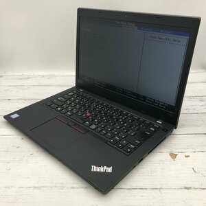 Lenovo ThinkPad L480 20LT-A00LJP Core i5 8250U 1.60GHz/12GB/256GB(NVMe) 〔A0004〕