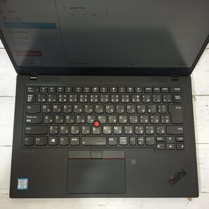 Lenovo ThinkPad X1 Carbon 20QE-S8GP0Q Core i7 8665U 1.90GHz/16GB/なし 〔B0209〕の画像3