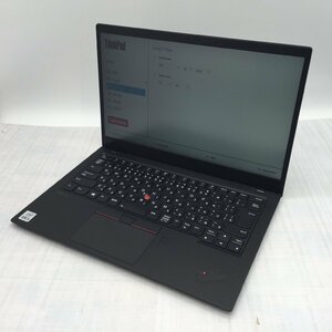 Lenovo ThinkPad X1 Carbon 20U9-S2XC00 Core i5 10210U 1.60GHz/16GB/256GB(NVMe) 〔B0611〕