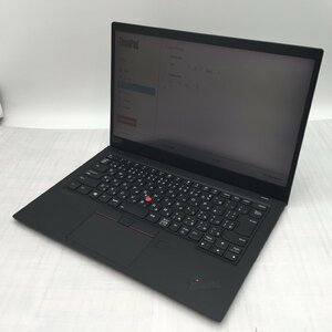 Lenovo ThinkPad X1 Carbon 20QE-S3260H Core i7 8665U 1.90GHz/16GB/512GB(NVMe) 〔B0729〕