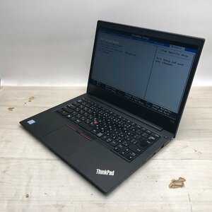 Lenovo ThinkPad E480 20N8-CTO1WW Core i5 8265U 1.60GHz/16GB/256GB(NVMe) 〔A0627〕
