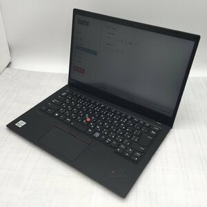 Lenovo ThinkPad X1 Carbon 20UA-S0JK0A Core i7 10610U 1.80GHz/16GB/512GB(NVMe) 〔B0808〕