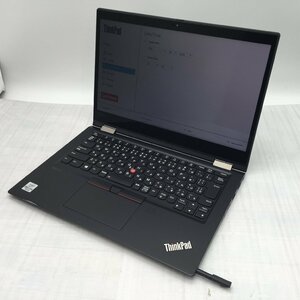 Lenovo ThinkPad X13 Yoga 20SY-S1A70B Core i7 10610U 1.80GHz/16GB/512GB(NVMe) 〔B0728〕