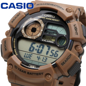 CASIO カシオ 腕時計 チープカシオ チプカシ 海外モデル アウトドア フィッシングタイマー メンズ WS-1500H-5AV