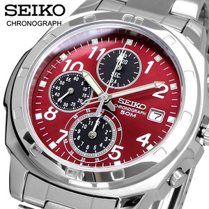 SEIKO セイコー 腕時計 メンズ 国内正規 クォーツ クロノグラフ ビジネス カジュアル SND495P