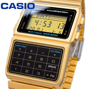 [ День отца подарок ]CASIO Casio наручные часы мужской женский chi-p Casio chipkasi иностранная модель Data Bank цифровой DBC-611G-1