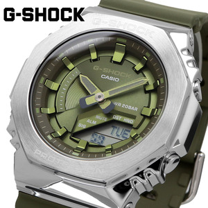 【父の日 ギフト】CASIO カシオ 腕時計 メンズ G-SHOCK Gショック 海外モデル デジタル アナログ 八角形 レディース GM-S2100-3A