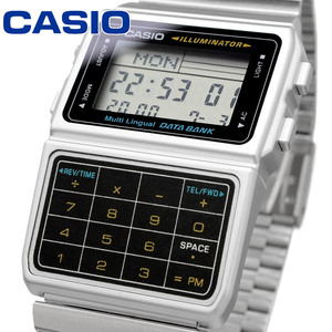 [ День отца подарок ]CASIO Casio наручные часы мужской женский chi-p Casio chipkasi иностранная модель Data Bank цифровой DBC-611-1