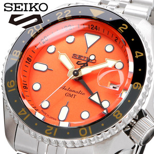 【父の日 ギフト】SEIKO セイコー 腕時計 メンズ 海外モデル MADE IN JAPAN ファイブ 5スポーツ 自動巻き SSK005