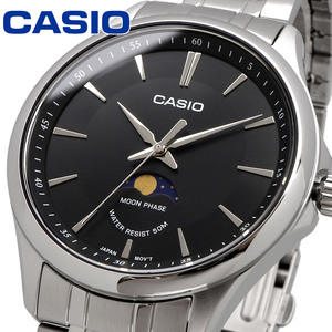 【父の日 ギフト】CASIO カシオ 腕時計 メンズ チープカシオ チプカシ 海外モデル ムーンフェイズ MTP-M100D-1AV