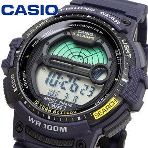 【父の日 ギフト】CASIO カシオ 腕時計 メンズ チープカシオ チプカシ 海外モデル フィッシングタイマー WS-1200H-2AV