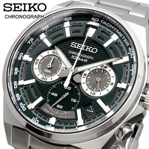 【父の日 ギフト】SEIKO セイコー 腕時計 メンズ 海外モデル MADE IN JAPAN 日本製 クロノグラフ SSB405