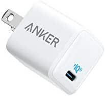 Anker PowerPort III Nano 20W (PD 充電器 20W USB-C 超小型急速充電器)【PSE技術基準適