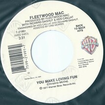 Fleetwood Mac (フリートウッド・マック) You Make Loving Fun / Say You Love Me 【米Warner Bro.盤 7inch シングル Back To Back Hits】_画像1