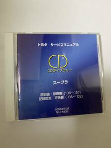 スープラ　サービスマニュアル　CD 配線図　A70 JZA80