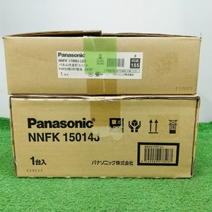 未使用 Panasonic パナソニック 一体型LEDベースライト 昼白色 乳白パネル スクエアタイプ パネル付型 NNFK15014J / NNFK17300J LE9