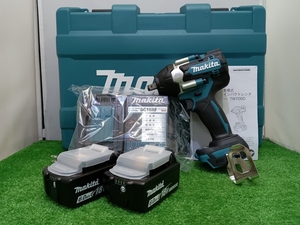 未使用品 makita マキタ 18V 充電式インパクトレンチ 6.0Ah バッテリー 2個 充電器 付 TW700DRGX