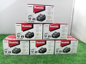 未使用品 マキタ makita 18V 6.0Ah 純正 リチウムイオン バッテリー BL1860B 雪マークあり 6個セット 正規品 ⑥