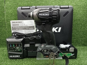 中古 美品 HIKOKI ハイコーキ 18V コードレスインパクトドライバ 充電器+バッテリー WH18DDL2 LXCK(B)