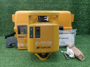 中古 TOPCON トプコン レーザーレベル 受光器 付 RL-20 水平器