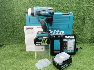 未使用 makita マキタ 18V 6.0Ah 充電式 4モードインパクトドライバ 充電器 バッテリー2個セット TP141DRGX ②