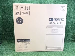 未開封 未使用 NORITS ノーリツ ガスファンヒーター GFH-4007S-W5 プロパンガス LPG用 木造10畳 コンクリート14畳 ②