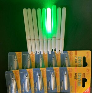  recommendation 10ps.@CR435 battery attaching 75 size super high luminance ed LED stick light green green color no. 4 generation electric float electric kemi ho taru waterproof 