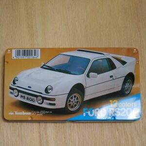 トンボ 色鉛筆 １２色◆フォード rs200 FORD 自動車◆ 昭和レトロ 廃盤