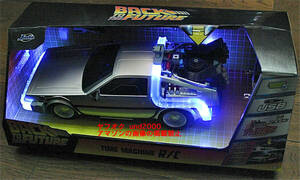 Jada バック トゥ ザ フューチャー R/C 点灯 1/16 デロリアン ラジコン Back To The Future Delorean Time Machine タイムマシーン