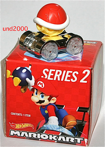 日本未発売 Hot Wheels マリオカート アカこうら Mario Kart Box シリーズ2 Red Shell 任天堂 ホットウィール 赤甲羅 あかこうら 未使用