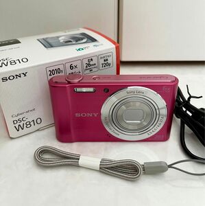 美品！ソニー SONY デジタルカメラ Cyber-shot W810 光学6倍 ピンク DSC-W810-P