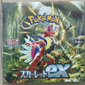 ポケモンカードゲーム　スカーレット&バイオレット　スカーレットex 1BOXシュリンク付き　新品未開封　Pokmon