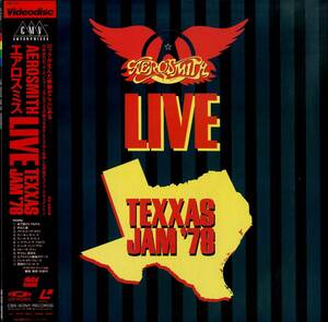 B00182974/LD/エアロスミス「Aerosmith Live Texxas Jam 78 (1989年・35LP-133・ハードロック)」