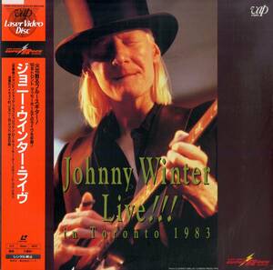 B00183955/【洋楽】LD/ジョニー・ウィンター「Johnny Winter Live !!! In Toronto 1983 (1984年・VPLR-70415・ブルースロック)」