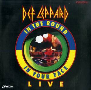 B00184981/【洋楽】LD/デフ・レパード「ライヴ！ Def Leppard Live In the Round in Your Face 1988 (VAL-3097・ハードロック)」