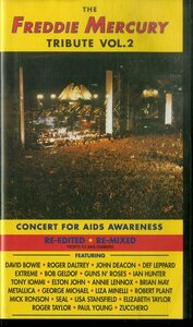 H00022078/【洋楽】VHSビデオ/V.A.「フレディ・マーキュリー 追悼コンサート～エイズ撲滅を願って」