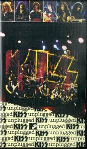 H00021553/【洋楽】VHSビデオ/キッス (KISS)「Unplugged 地獄の再会 (1996年・POVS-1017・ハードロック)」