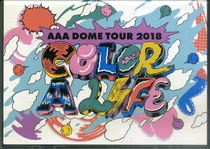 G00032760/【邦楽】BD/AAA「AAA Dome Tour 2018 Color A Life」