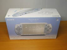 PSP-2000 SLIM&LITE FB フェリシアブルー プレイステーションポータブル バッテリー交換済 充電器/メモリースティック２GB/箱付き_画像10