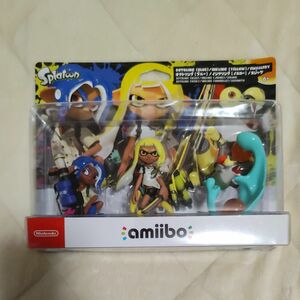 amiibo トリプルセット[インクリング【イエロー】／オクトリング【ブルー】／コジャケ]（スプラトゥーンシリーズ）