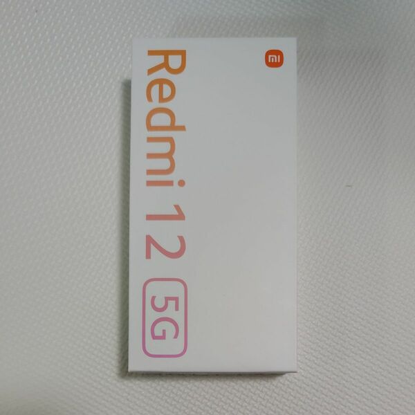 SIMフリー Redmi 12 5G XIG03 スカイブルー [Sky Blue] Xiaomi 4G+128GB