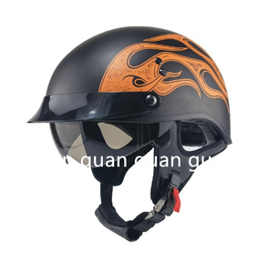 ハーフヘルメット 半帽ヘルメット バイクヘルメット 半キャップ ヘルメットZ1042 