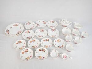 ROYAL CROWN DERBY ロイヤル クラウン ダービー 食器 23点 Posies ポジ― 皿 カップ&ソーサー 花柄