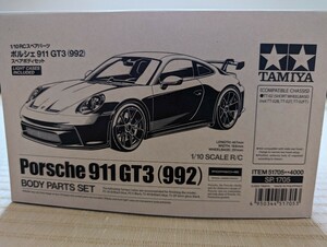 タミヤ　1/10　ラジコン　ポルシェ　911　GT3　（992）　スペアボディセット　新品　未組立　TT-02　TT-01などに　タミヤグランプリなどに