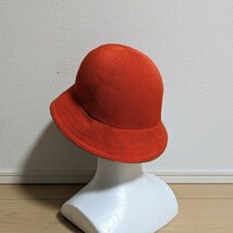 M 美品 KANGOL Flip It Rev Casual カンゴール バケットハット リバーシブル ベージュ オレンジ ベルハット ハット ベル型_画像4