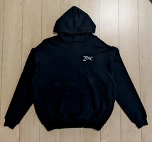 L 新品 2PAC COMMON BASE SWEAT HOODIE TPCB-001 パーカー スウェットパーカー スウェット フード HIP-HOP 2パック コモンベース ブラック _画像2