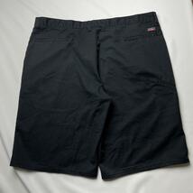 Dickies ディッキーズ ディッキース w42 ハーフパンツ ショートパンツ 半ズボン ワークパンツ 黒 ブラック メンズ 極太 古着 ビッグサイズ_画像2