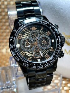 新品 正規品 ドミニク DOMINIC 自動巻き 腕時計 マルチファンクション プレゼント オートマティック カレンダー フルスケルトン