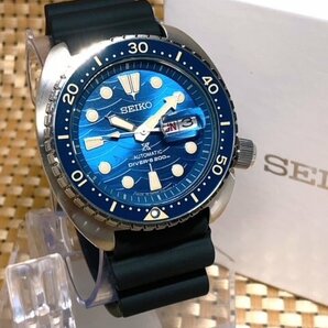 新品 SEIKO セイコー 正規品 PROSPEX プロスペックス 腕時計 キングタートル SAVE THE OCEAN 日本製 自動巻き ダイバー ラバー 20気圧防水の画像2