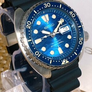 新品 SEIKO セイコー 正規品 PROSPEX プロスペックス 腕時計 キングタートル SAVE THE OCEAN 日本製 自動巻き ダイバー ラバー 20気圧防水の画像3